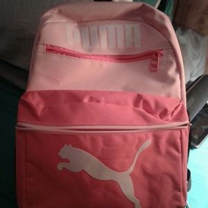 Pink puma bookbag